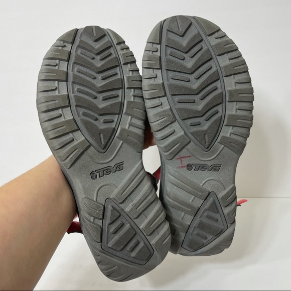 Teva Hurricane XLT Sandals 4176 Gray and Pink - Picture 12 of 13